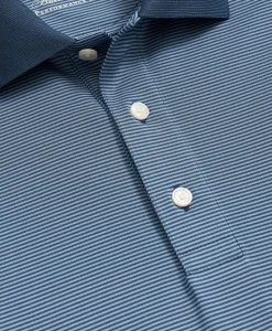 Performance Series Micro Stripe Jersey Polo Shirt