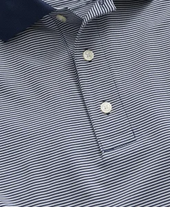 Performance Series Micro Stripe Jersey Polo Shirt