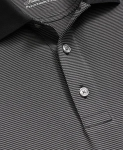 Performance Series Micro Stripe Jersey Polo Shirt