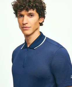 Performance Series Quarter-Zip Pique Polo Shirt