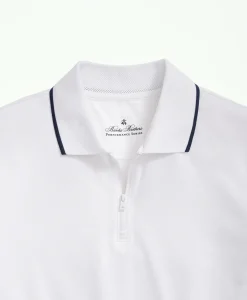 Performance Series Quarter-Zip Pique Polo Shirt