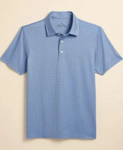 Performance Series Stretch Medallion Print Polo
