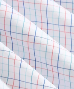 Performance Series Stretch Spread Collar, Tattersall Sport Shirt