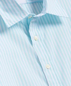 Performance Series Stretch Spread Collar, Striped Sport Shirt