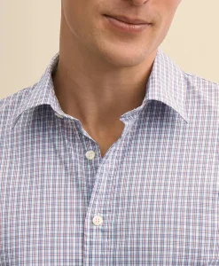 Performance Series Stretch Spread Collar, Check Sport Shirt