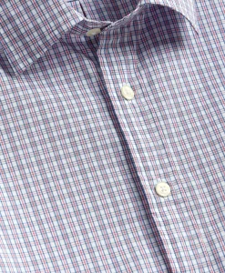 Performance Series Stretch Spread Collar, Check Sport Shirt