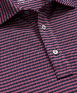Performance Series Vintage Stripe Pique Polo Shirt