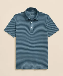 Performance Series Vintage Stripe Pique Polo Shirt