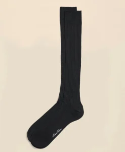 Pima Cotton Blend Over-the-Calf Socks