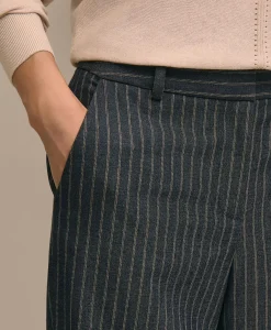 Pinstripe Flare Trouser