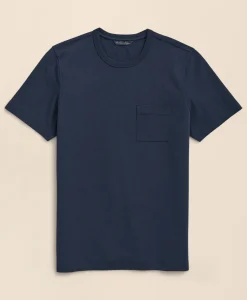 Pique T-Shirt in Garment-Washed Supima® Cotton