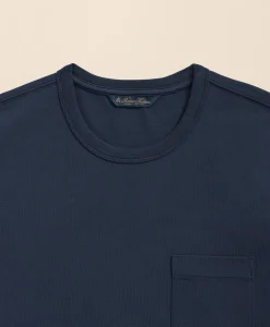 Pique T-Shirt in Garment-Washed Supima® Cotton