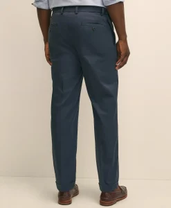 Pleated Traditional Fit Cotton Advantage Chino® Pants