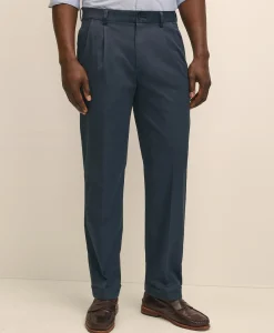 Pleated Traditional Fit Cotton Advantage Chino® Pants