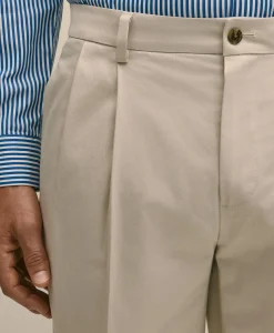Pleated Traditional Fit Cotton Advantage Chino® Pants