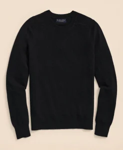 3-Ply Cashmere Crewneck Saddle Shoulder Sweater
