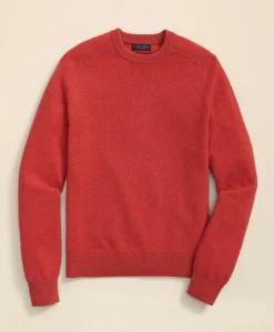 3-Ply Cashmere Crewneck Saddle Shoulder Sweater