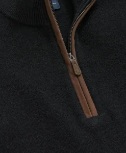 3-Ply Cashmere Quarter-Zip Sweater