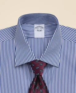 Pure Supima® Cotton Ainsley Collar, Striped Dress Shirt