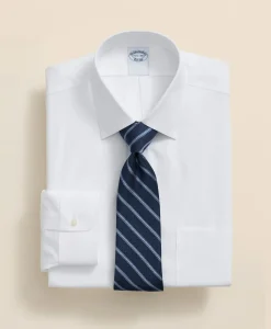 Pure Supima® Cotton Regular-Finish Ainsley Collar, Dress Shirt