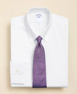 Pure Supima® Cotton Regular-Finish Tab Collar, Dress Shirt
