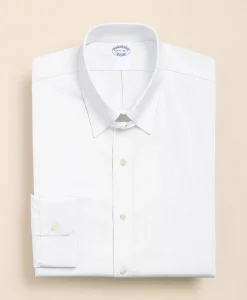Pure Supima® Cotton Regular-Finish Tab Collar, Dress Shirt