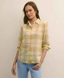 Relaxed Cotton Madras Shirt