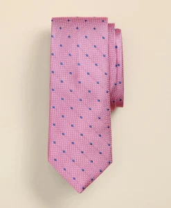 Silk Basketweave Dot Tie