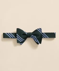 Silk BB#1 Rep Striped Bow Tie