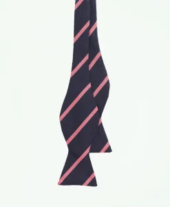 Silk BB#3 Rep Striped Bow Tie