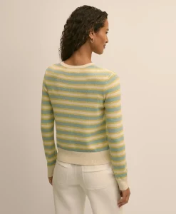 Silk Blend Relaxed Stripe Sweater