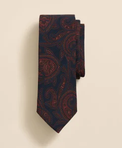 Silk Large Paisley Tie