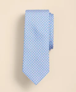 Silk Pine Foulard Tie
