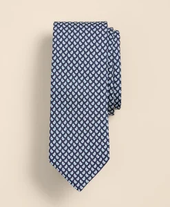 Silk Pine Foulard Tie