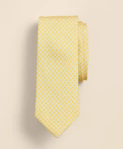 Silk Pine Foulard Tie