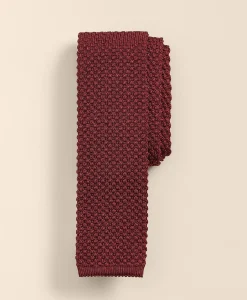 Silk Textured Knit Tie