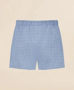 Slim Fit Cotton Broadcloth Check Boxers
