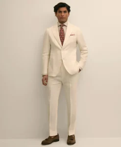 Slim Fit Linen Suit Jacket