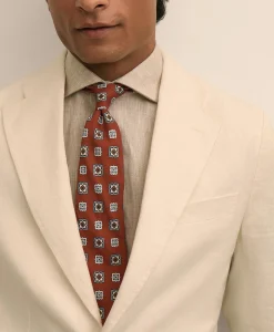 Slim Fit Linen Suit Jacket