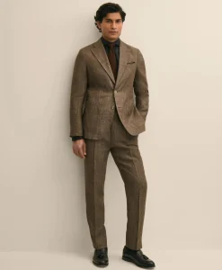 Slim Fit Linen Suit Jacket