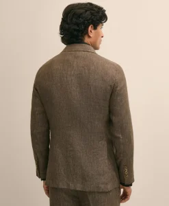 Slim Fit Linen Suit Jacket