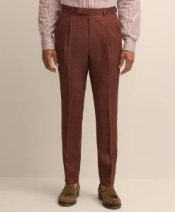 Slim Fit Linen Suit Pants