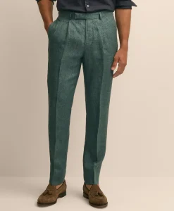 Slim Fit Linen Suit Pants