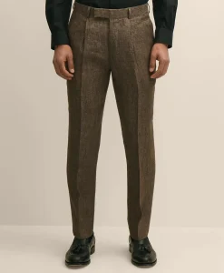 Slim Fit Linen Suit Pants