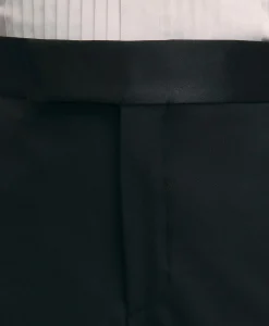 Slim Fit Merino Wool Twill 1818 Tuxedo Pants