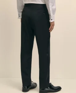 Slim Fit Merino Wool Twill 1818 Tuxedo Pants