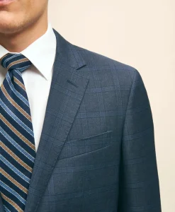Slim Fit Wool Checked 1818 Suit