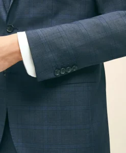 Slim Fit Wool Checked 1818 Suit