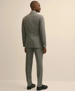 Slim Fit Wool Check 1818 Suit