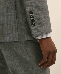 Slim Fit Wool Check 1818 Suit